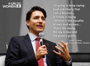 Justin Trudeau UN Women